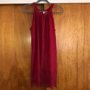 Perfect deep red dress